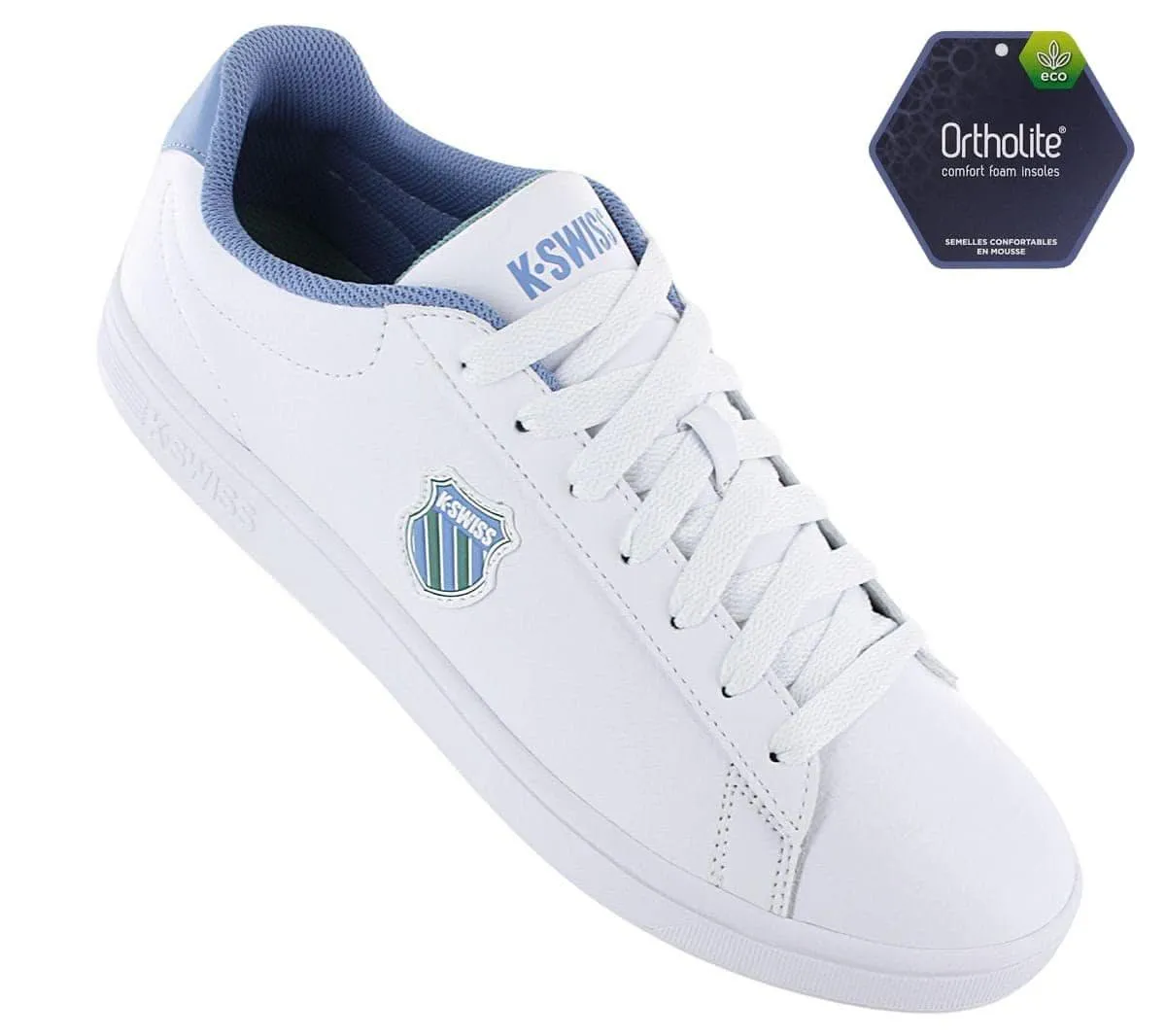 K-Swiss Classic Court Shield - Herren Sneakers Schuhe Weiß 06599-943