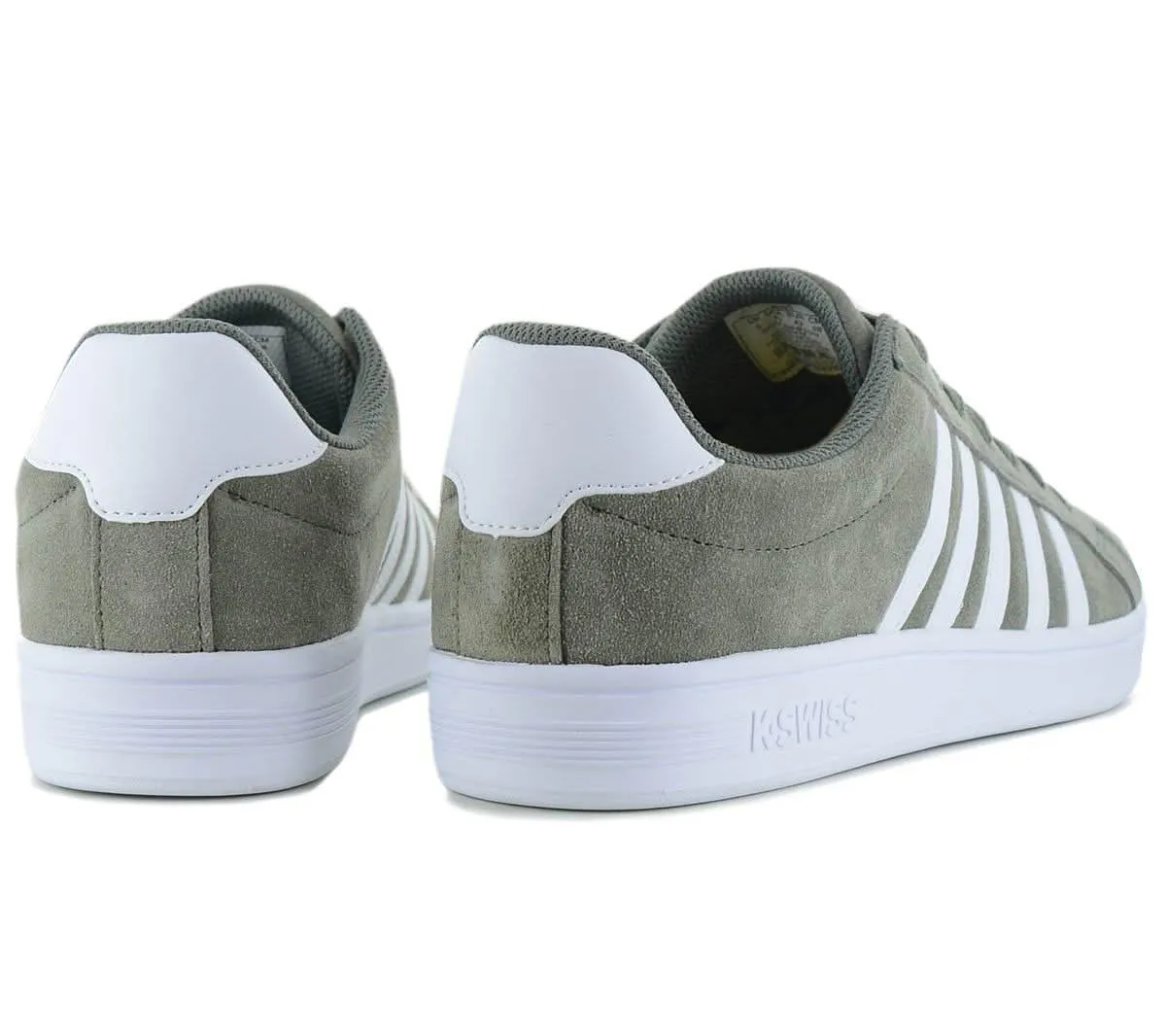 K-Swiss Court Tiebreak SDE - Herren Sneakers Schuhe Leder Grün 07012-239-M