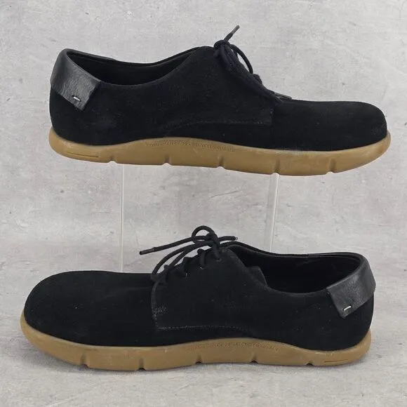 Kalso Earth Shoes Dawson Men's 11.5 Black Suede Leather Negative Heel‎ Rare