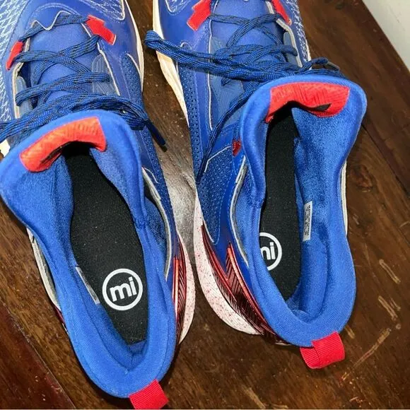 Kansas Jayhawks Team Issued Blue White Damian Lillard 2 Shoes Athletics Program