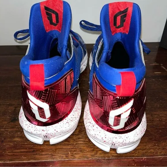 Kansas Jayhawks Team Issued Blue White Damian Lillard 2 Shoes Athletics Program