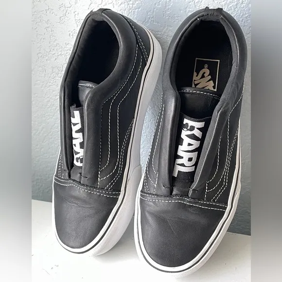 Karl Lagerfeld x Vans Shoes 4.5 Great Condition HOT item! KL Rare Hard to Find!!