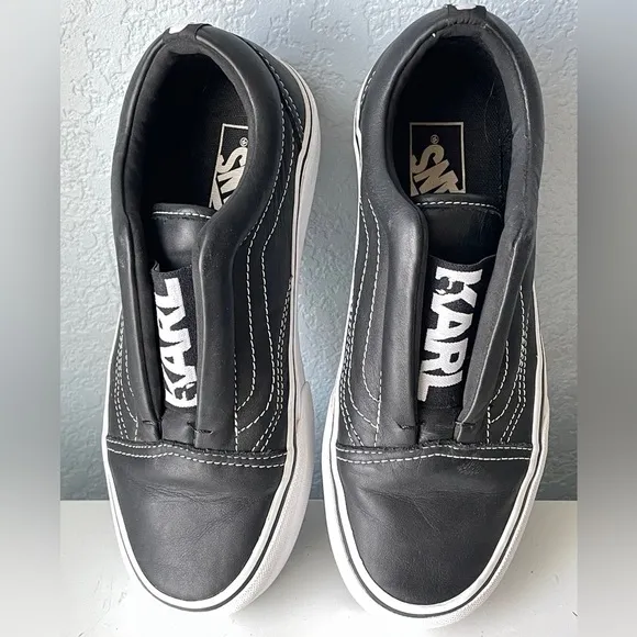 Karl Lagerfeld x Vans Shoes 4.5 Great Condition HOT item! KL Rare Hard to Find!!