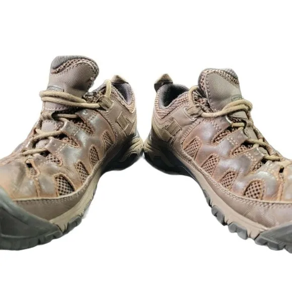 Keen Targhee Mens 8 Brown Vent Low Top Trail Hiking Shoes Boots 1018577