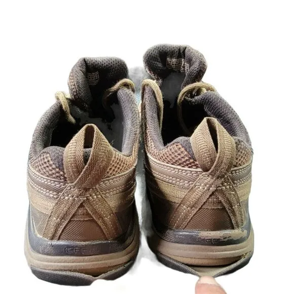 Keen Targhee Mens 8 Brown Vent Low Top Trail Hiking Shoes Boots 1018577