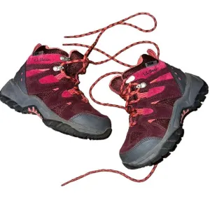Kids LL BEAN TRAIL MODEL HIKERS Tek2.5 HIKING BOOTS SHOES  Black Cherry Size 13