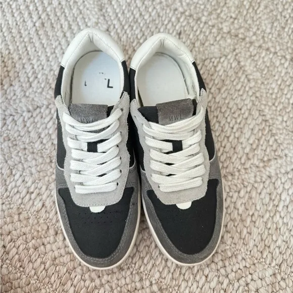 Madewell Court Sneakers in Dark Colorblock Nubuck and Suede women size 7,5