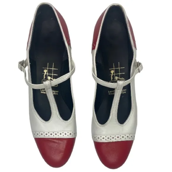 Mary Jane T Strap Spectator Heels tictactoes Character Dance Swing Performance