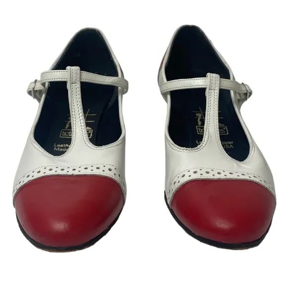 Mary Jane T Strap Spectator Heels tictactoes Character Dance Swing Performance