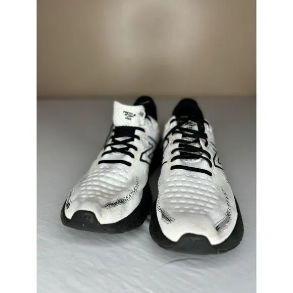 Mens 12.5 New‎ Balance FreshFoam X 1080 V13 White Black Running Shoes M1080X12