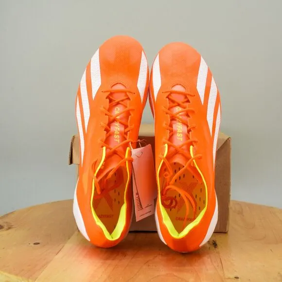 Mens 4.5 / Womens 5.5 - Adidas X Crazyfast  FG Firm Soccer Cleats Energy Citrus