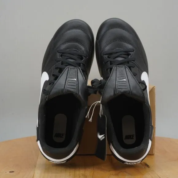 Mens 7 / Womens 8.5 - Nike Premier III 3 FG Leather Soccer Cleats Black White
