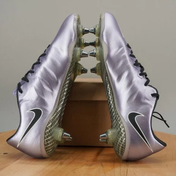 Mens 7.5 / Womens 9 - Nike Mercurial Vapor 10 SG Soccer Cleats Metallic Purple