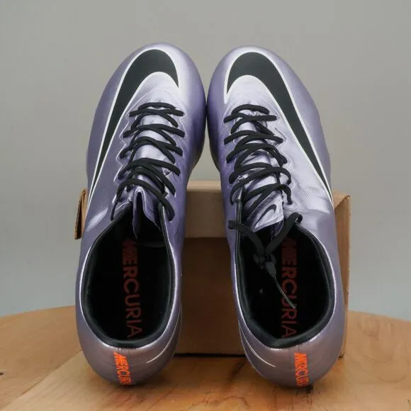 Mens 7.5 / Womens 9 - Nike Mercurial Vapor 10 SG Soccer Cleats Metallic Purple