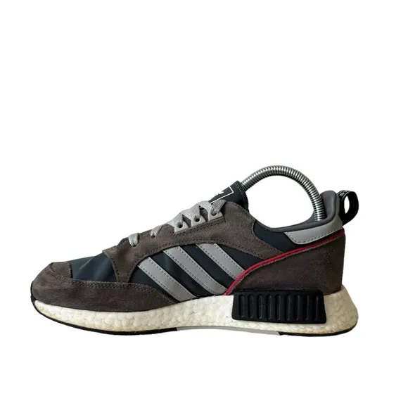 Men's Adidas Boston Super R1 Running Tennis Shoes in Cool Grey 7