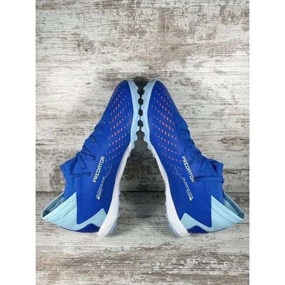 Mens Adidas Predator Accuracy. 3 TF Blue Soccer/Football Shoes Sz 10.5 TRIED ON!