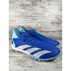 Mens Adidas Predator Accuracy. 3 TF Blue Soccer/Football Shoes Sz 10.5 TRIED ON!