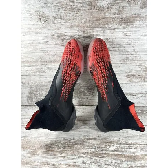 Men's Adidas Predator Mutator 20  FG Red/Black Soccer Cleats Sz 10 Athletic EUC!
