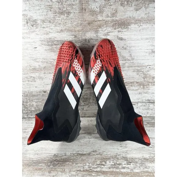 Men's Adidas Predator Mutator 20  FG Red/Black Soccer Cleats Sz 10 Athletic EUC!