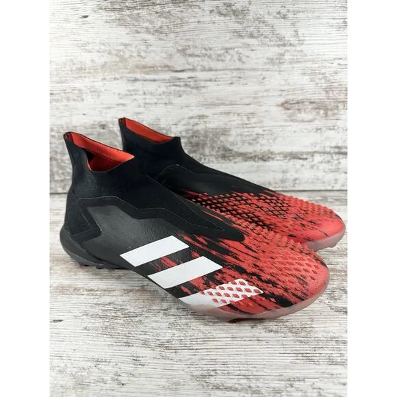 Men's Adidas Predator Mutator 20  FG Red/Black Soccer Cleats Sz 10 Athletic EUC!