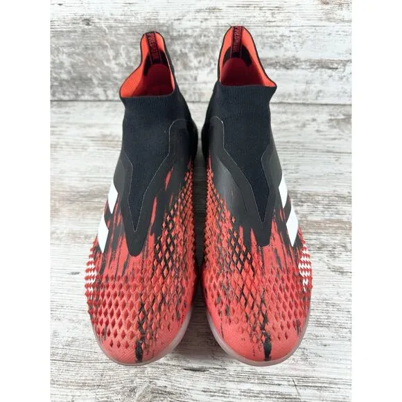 Men's Adidas Predator Mutator 20  FG Red/Black Soccer Cleats Sz 10 Athletic EUC!
