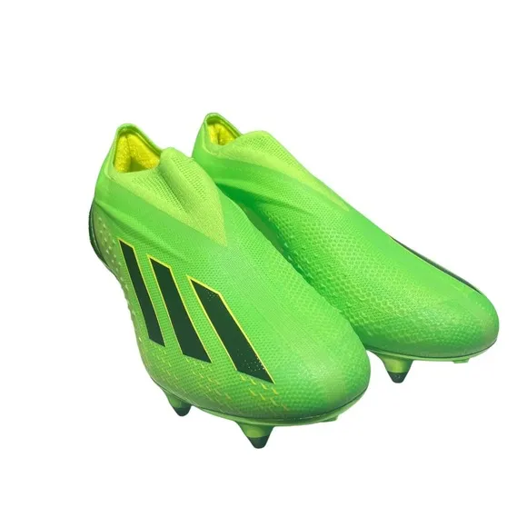 Men's Adidas X Speedportal  SG Football/Soccer Cleats Size 11.5 GW8418 Green New