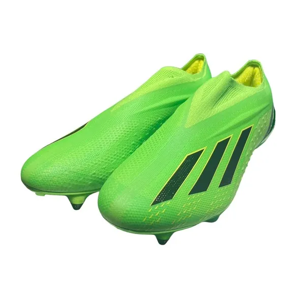 Men's Adidas X Speedportal  SG Football/Soccer Cleats Size 11.5 GW8418 Green New