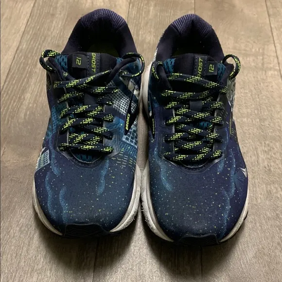 Mens Brooks Ghost 12 Boston Marathon 2020 Lace Up Running Sneakers Shoes