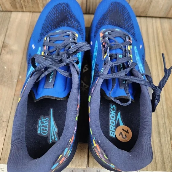 Mens Brooks Launch 9 Bowl O Blue Size 12 Road Running Shoes