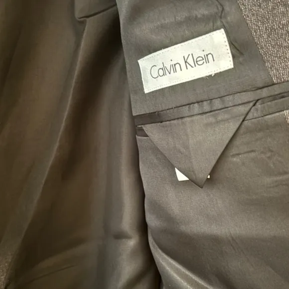 Men's Calvin Klein Charcoal Dress Coat Size XL