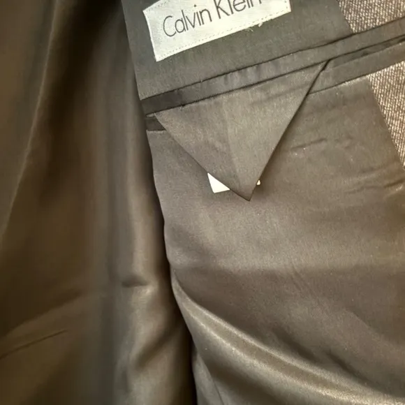 Men's Calvin Klein Charcoal Dress Coat Size XL