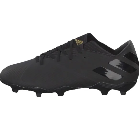 MEN'S NEMEZIZ 19.2 FG CLEATS - UTILITY BLACK - size 9.5