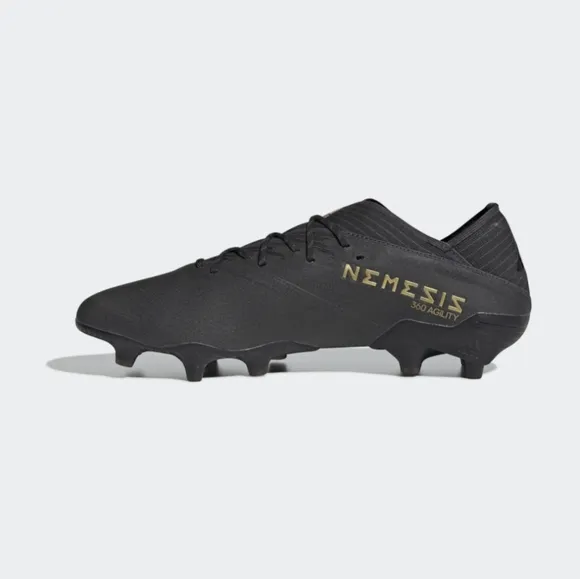 MEN'S NEMEZIZ 19.2 FG CLEATS - UTILITY BLACK - size 9.5