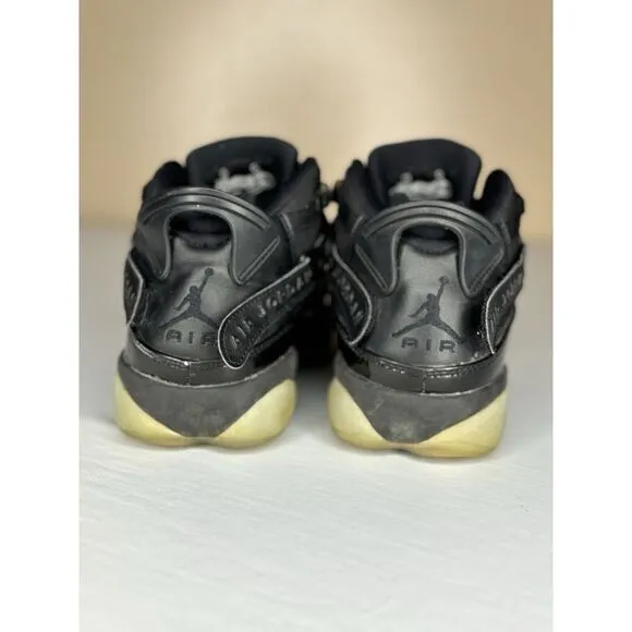 Men's Nike Air Jordan 6 Rings Black Ice White Basketball Shoes 322992-011 Size 8
