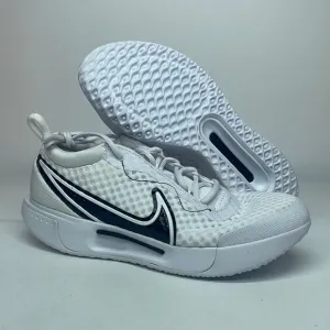 Mens Nike Court Zoom Pro White Black Tennis Shoes DH0618-100 USED Size 9.5