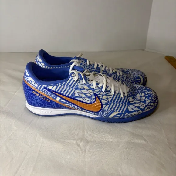 Men's Nike Zoom Mercurial Vapor 15 Academy CR7IC Azulejo Blue SoccerShoes Sz 8.5