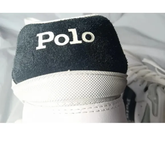 Men's Polo Ralph Lauren Polo Court Mid-Top Pro Sneakers Size 13 Medium