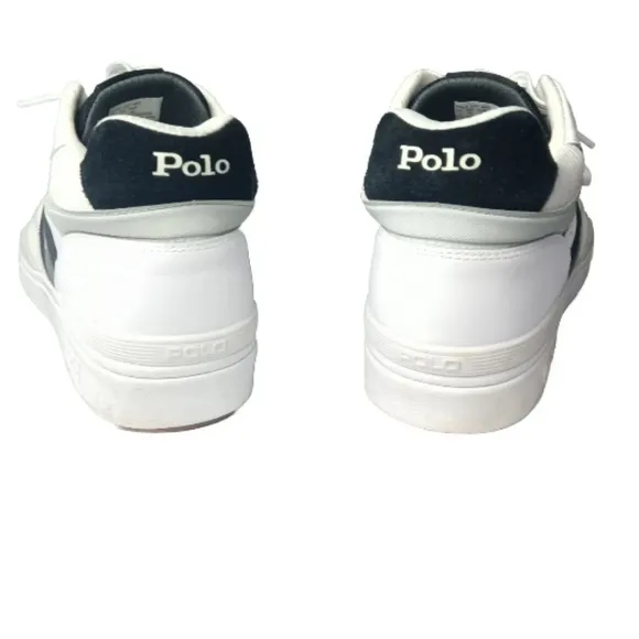 Men's Polo Ralph Lauren Polo Court Mid-Top Pro Sneakers Size 13 Medium