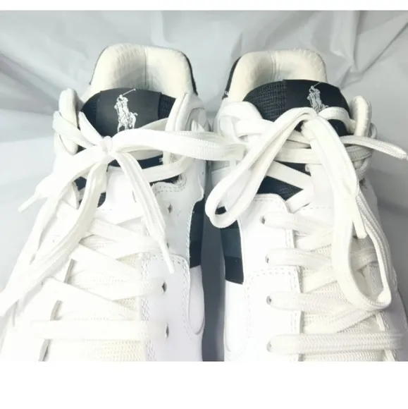 Men's Polo Ralph Lauren Polo Court Mid-Top Pro Sneakers Size 13 Medium