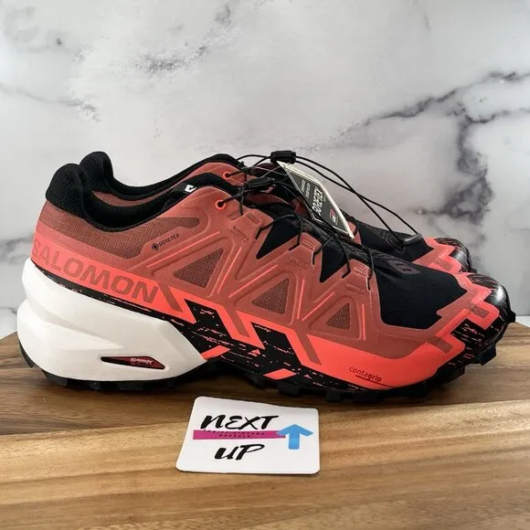 Mens Size 13 - Salomon Spikecross 6 Gore-Tex Studded Trail Hiking Running Shoes