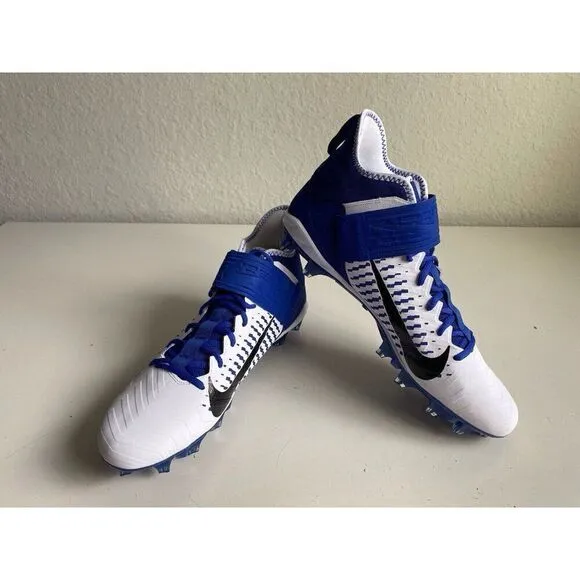 Men’s Sz 13 Nike Alpha Menace Pro 2 Mid Football Cleats BV3945-101 Team Royal