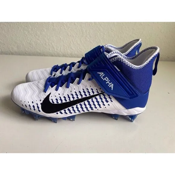 Men’s Sz 13 Nike Alpha Menace Pro 2 Mid Football Cleats BV3945-101 Team Royal