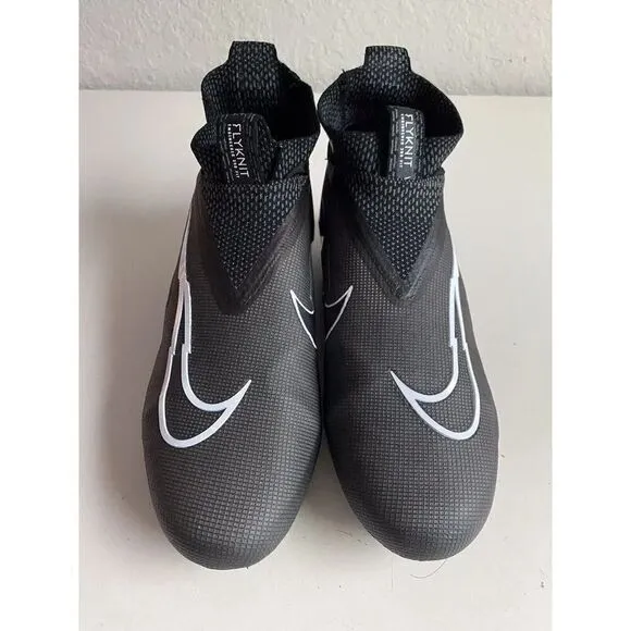 Men's  Sz 10.5 Nike Alpha Menace Elite 3 Black Football Cleats CT6648-010 NEW