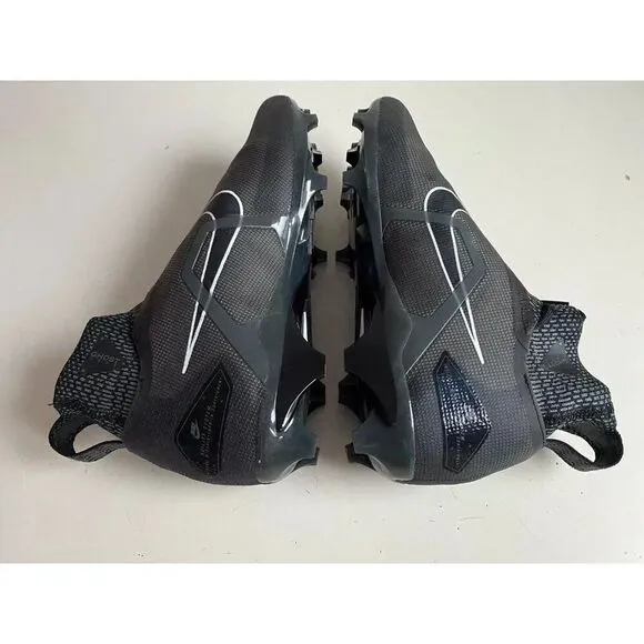 Men's  Sz 10.5 Nike Alpha Menace Elite 3 Black Football Cleats CT6648-010 NEW