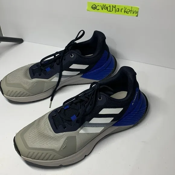 Men's TERREX Soulstride Trail Running Shoes, Size US 10.5, Blue/Grey, NWOT