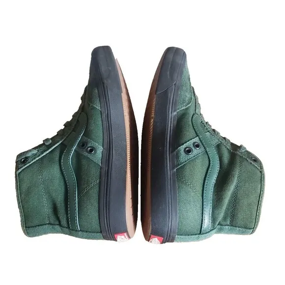 Men’s Vans Off The Wall x Gilbert Crockett High Top Sneakers/Shoes Green Size 9