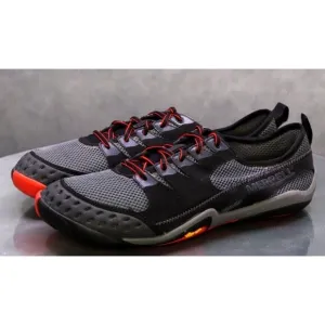 Merrell Barefoot Current Glove Men's Trail Hiking Shoes Size 8.5 Black Granite