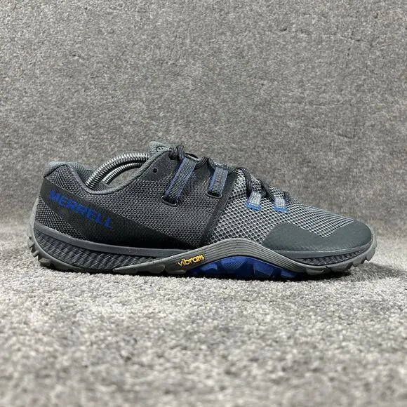 Merrell Trail Glove 6 Trail Running Hiking Shoes Gray Blue J135387 Men’s Sz 11.5