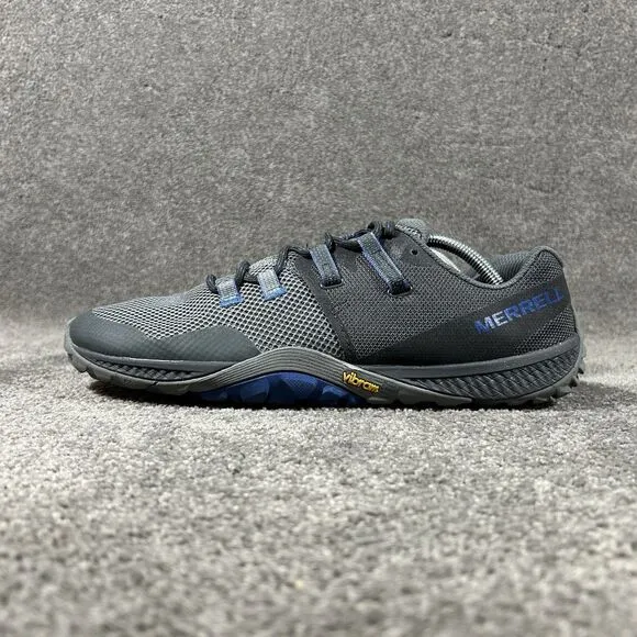 Merrell Trail Glove 6 Trail Running Hiking Shoes Gray Blue J135387 Men’s Sz 11.5