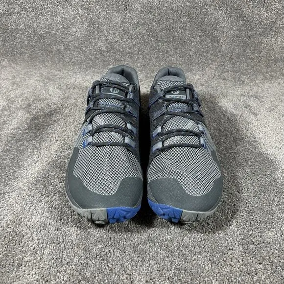 Merrell Trail Glove 6 Trail Running Hiking Shoes Gray Blue J135387 Men’s Sz 11.5